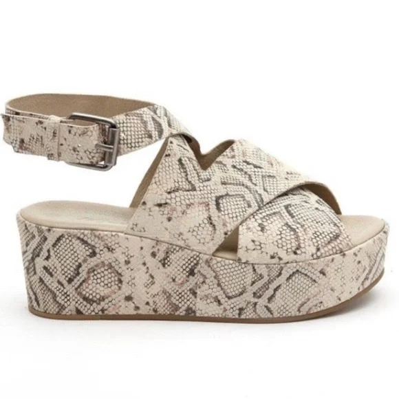 Matisse Runaway Platform Sandals (Snakeskin) - Picture 2 of 7